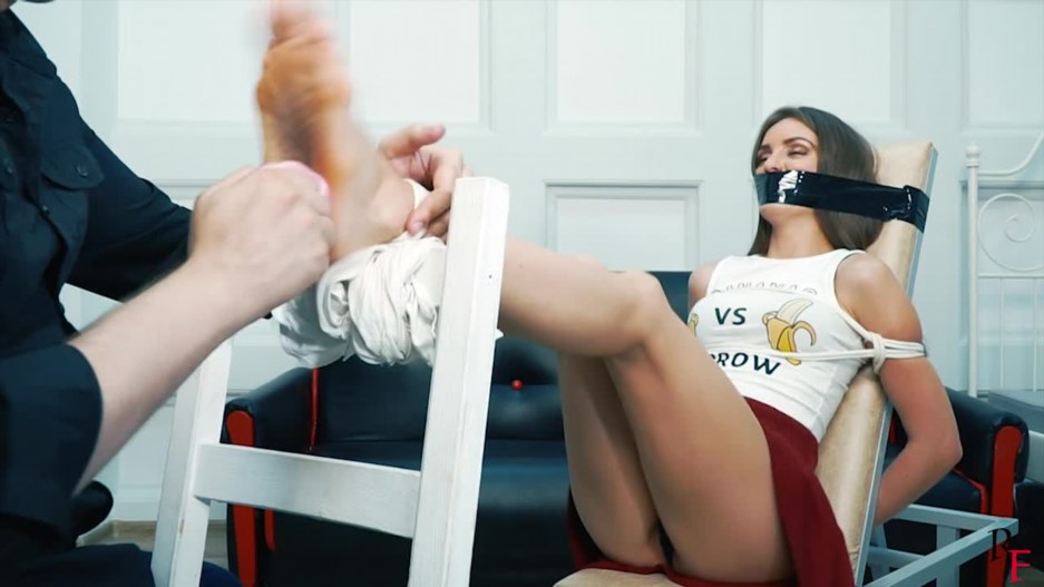 Kristys Unexpected Interview. What Do You Want More – Tickling And Foot Licking